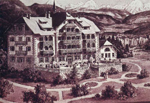 Hotel Salern im alpinen Stil / Hotel Salern in tipico stile alpino